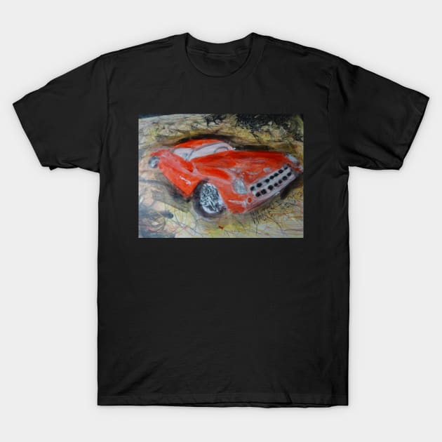 Red car - 1 T-Shirt by walter festuccia